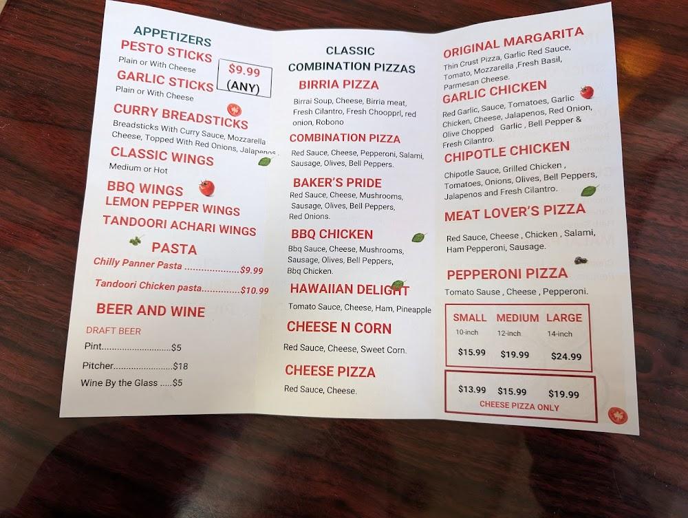 Amigo's Pizza Menu image 1