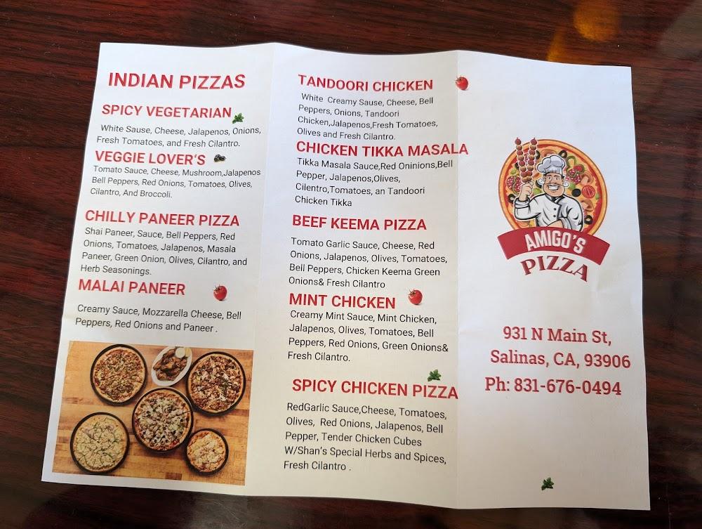 Amigo's Pizza Menu image 2